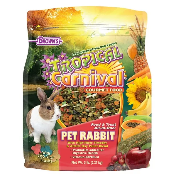5 Lb F.M. Brown Tropical Carnival Rabbit - Treat